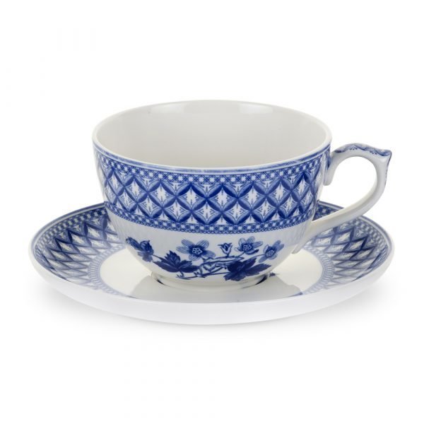 Spode Blue Room Jumbokuppi Ja Aluslautanen Geranium 560 Ml