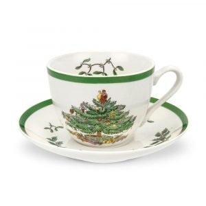 Spode Christmas Tree Teekuppi Ja Lautanen 20 Cl