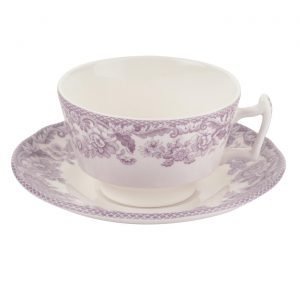 Spode Delamere Bouquet Teekuppi Ja Lautanen 20 Cl