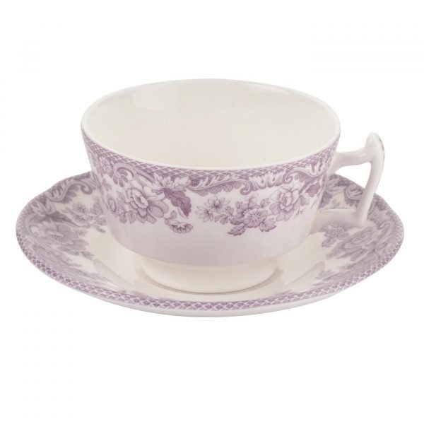 Spode Delamere Bouquet Teekuppi Ja Lautanen 20 Cl