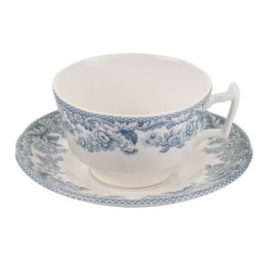 Spode Delamere Lakeside Teekuppi Ja Lautanen 20 Cl