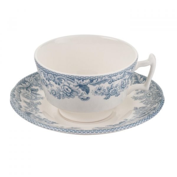 Spode Delamere Lakeside Teekuppi Ja Lautanen 20 Cl