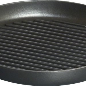 Staub Grils & Poêles Pure Grillipannu Pyöreä Valurauta Musta 26 Cm