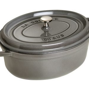 Staub La Cocette Pata Ovaali Valurauta Harmaa 29 Cm 4.2 L