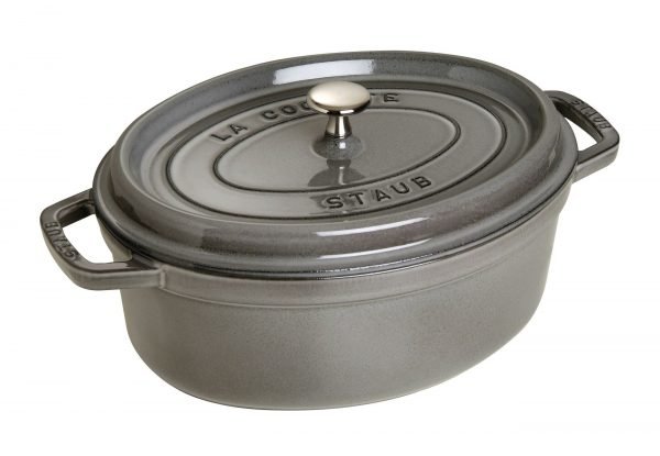 Staub La Cocette Pata Ovaali Valurauta Harmaa 29 Cm 4.2 L