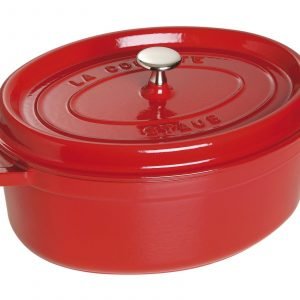 Staub La Cocette Pata Ovaali Valurauta Punainen 29 Cm 4.2 L