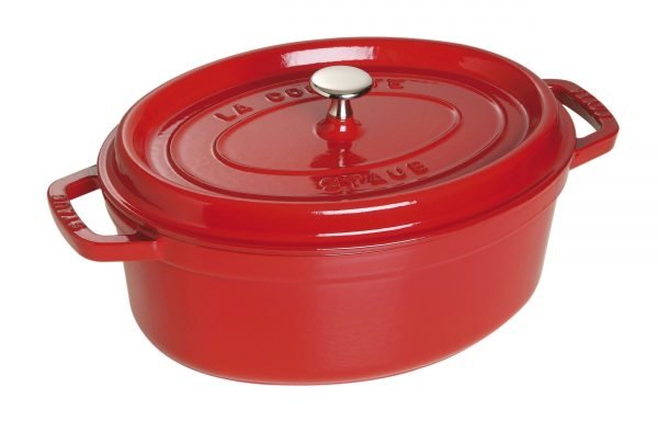 Staub La Cocette Pata Ovaali Valurauta Punainen 29 Cm 4.2 L