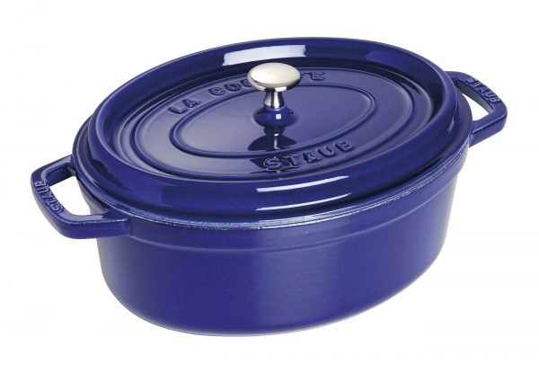 Staub La Cocette Pata Ovaali Valurauta Tummansininen 29 Cm 4.2 L