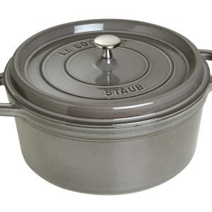 Staub La Cocette Pata Pyöreä Valurauta Harmaa 28 Cm 6.7 L