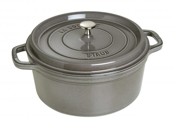 Staub La Cocette Pata Pyöreä Valurauta Harmaa 28 Cm 6.7 L