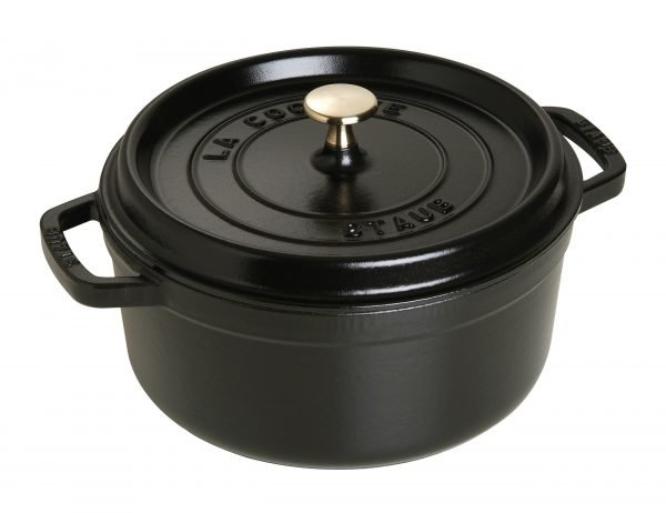 Staub La Cocette Pata Pyöreä Valurauta Musta 24 Cm 3.8 L