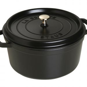 Staub La Cocette Pata Pyöreä Valurauta Musta 28 Cm 6.7 L