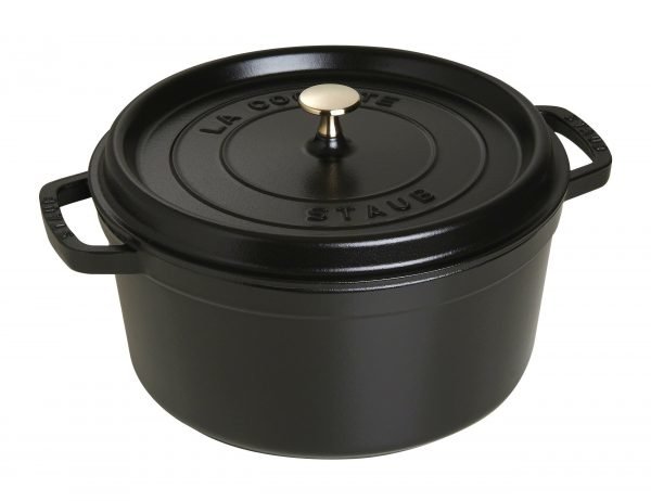 Staub La Cocette Pata Pyöreä Valurauta Musta 28 Cm 6.7 L