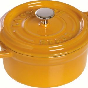 Staub La Cocette Pata Pyöreä Valurauta Sinappi 28 Cm 6.7 L