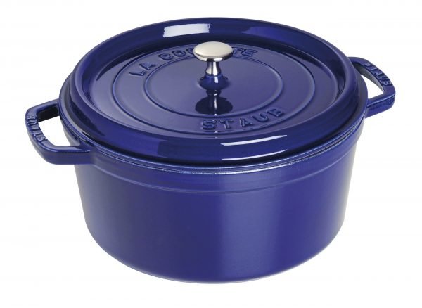 Staub La Cocette Pata Pyöreä Valurauta Tummansininen 28 Cm 6.7 L