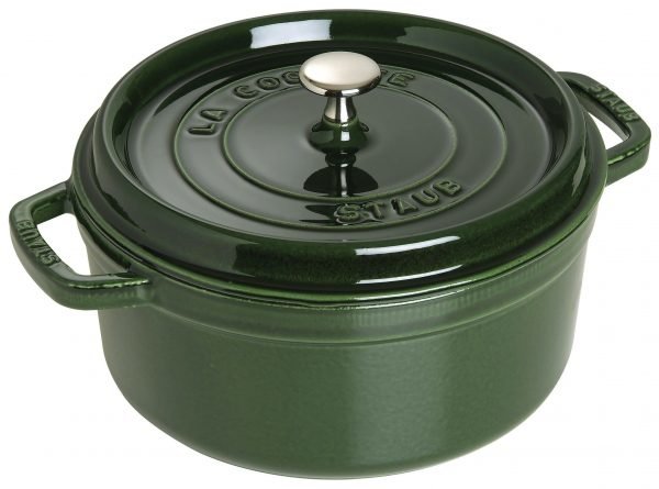 Staub La Cocette Pata Pyöreä Valurauta Vihreä 26 Cm 5.2 L