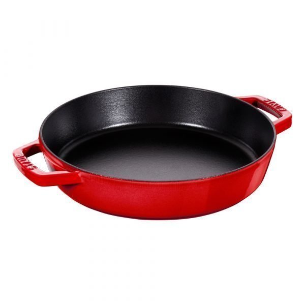 Staub Paistinpannu / Paistokasari Punainen Ø34 Cm