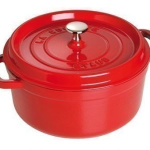 Staub Pyöreä Pata 26 cm Punainen 5