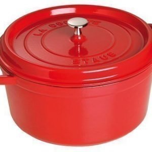 Staub Pyöreä Pata 28 cm Punainen 6