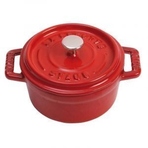 Staub Pyöreä Pata Valurautaa Kirsikka 25 Cl