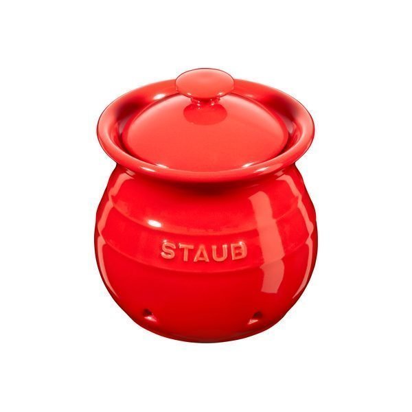 Staub Valkosipuliruukku Punainen 11 Cm