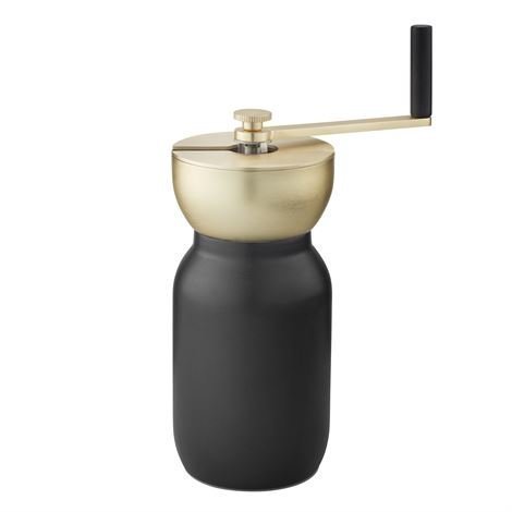 Stelton Collar Kahvimylly Musta-Messinki