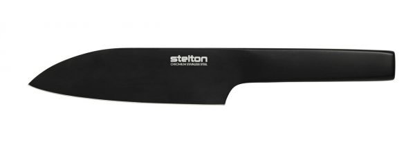 Stelton Santoku Veitsi Suuri Ruostumaton Teräs Pure Black