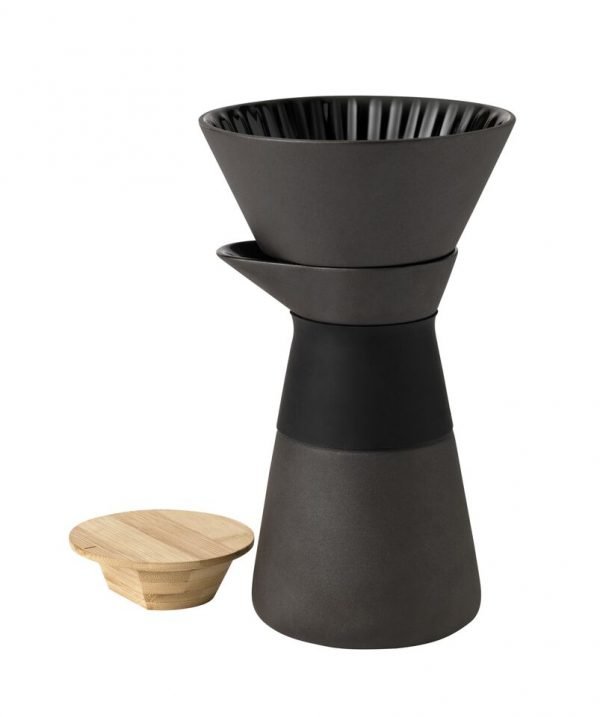 Stelton Theo Kahvinkeitin Musta 0.6 L