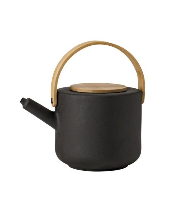 Stelton Theo Teekannu Musta 1.25 L