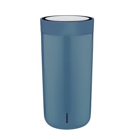 Stelton To Go click Muki Dusty Blue Sininen