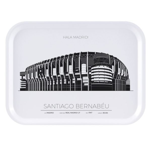 Sverigemotiv Bernabeu Stadion Madrid Tarjotin 27x20 Cm