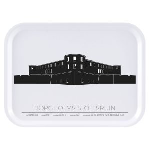 Sverigemotiv Borgholm Slottsruin Tarjotin 27x20 Cm