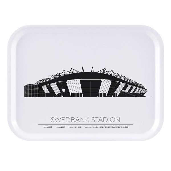 Sverigemotiv Swedbank Stadion Malmö Tarjotin 27x20 Cm