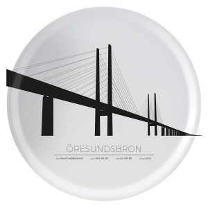 Sverigemotiv Öresundsbron Malmö / Köpenhamn Tarjotin 38 Cm