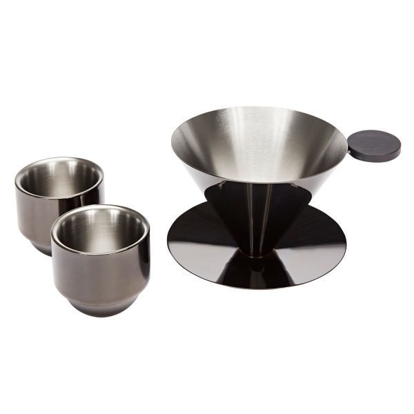 Tom Dixon Brew V60 Set Musta 3-Osainen