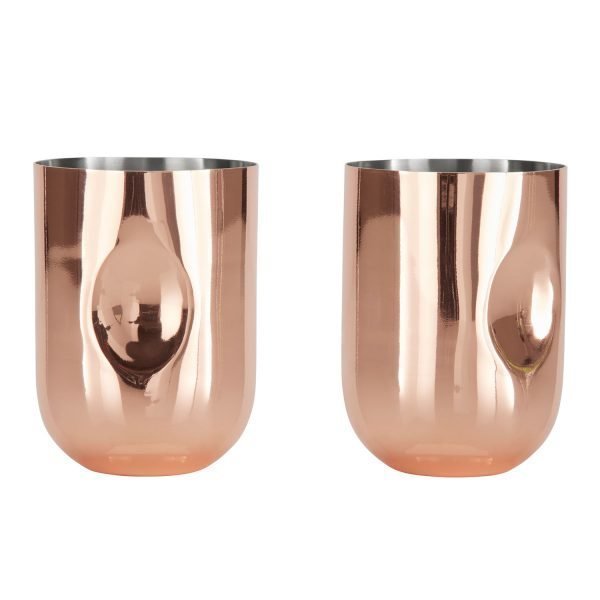 Tom Dixon Plum Kupari Tumbler Moscow Mule Kupari 2-Pakkaus