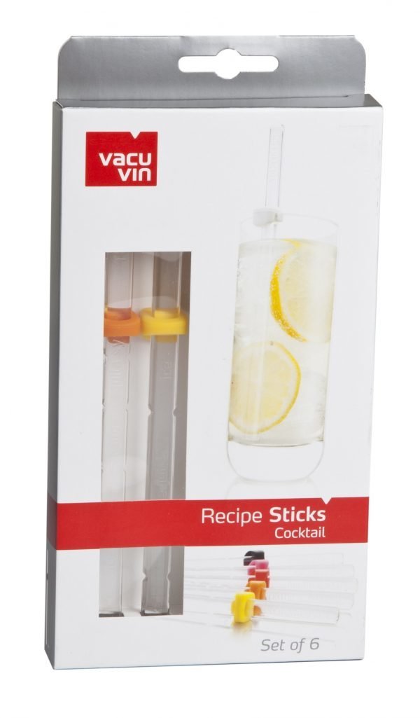 Vacuvin Cocktail Reseptitikut Setti 6 Kpl