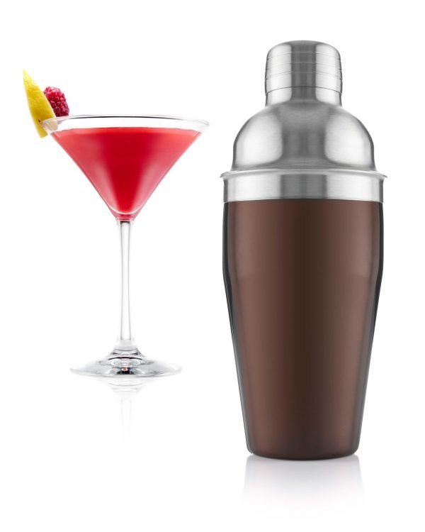 Vacuvin Cocktail Shaker Ruskea Metalli