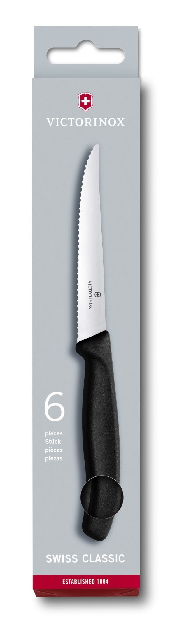 Victorinox Pihviveitset Liukumaton Kahva 11 Cm 6 Kpl