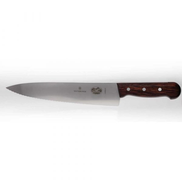 Victorinox Ruusupuu Kokkiveitsi Sahateräinen 25 Cm