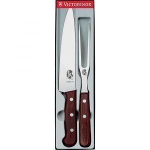 Victorinox Ruusupuu Paistihaarukka Ja Veitsi 2-Osainen