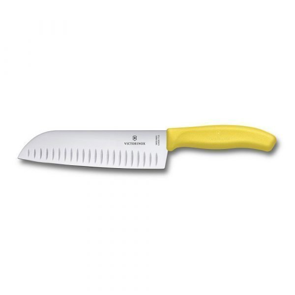 Victorinox Santoku Veitsi Uritettu Keltainen