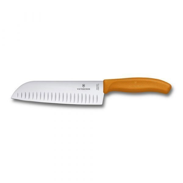 Victorinox Santoku Veitsi Uritettu Oranssi Blister 17 Cm