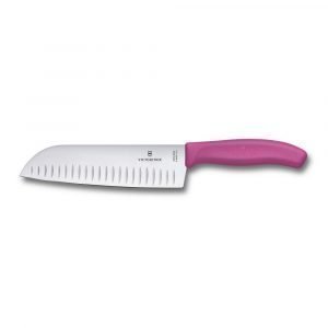 Victorinox Santoku Veitsi Uritettu Roosa Blister 17 Cm