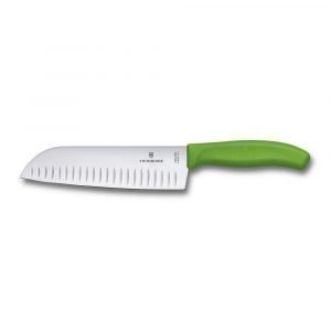 Victorinox Santoku Veitsi Uritettu Vihreä Blister 17 Cm