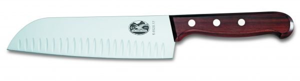 Victorinox Santoku Veitsi Uurrettu Ruusupuukahvalla 17 Cm