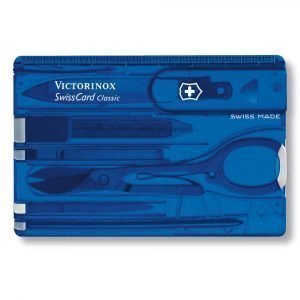 Victorinox Swisscard Classic Sininen Läpikuultava