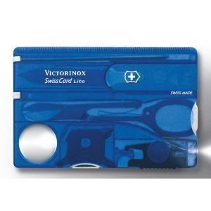 Victorinox Swisscard Lite Sininen Läpikuultava