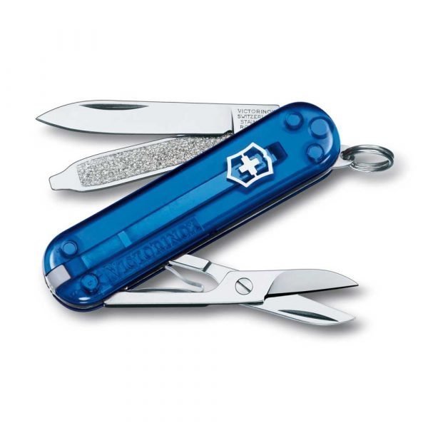 Victorinox Taskuveitsi Classic Sd Sininen Läpikuultava