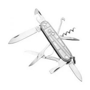 Victorinox Taskuveitsi Climber Silvertech Hopea Läpikuultava